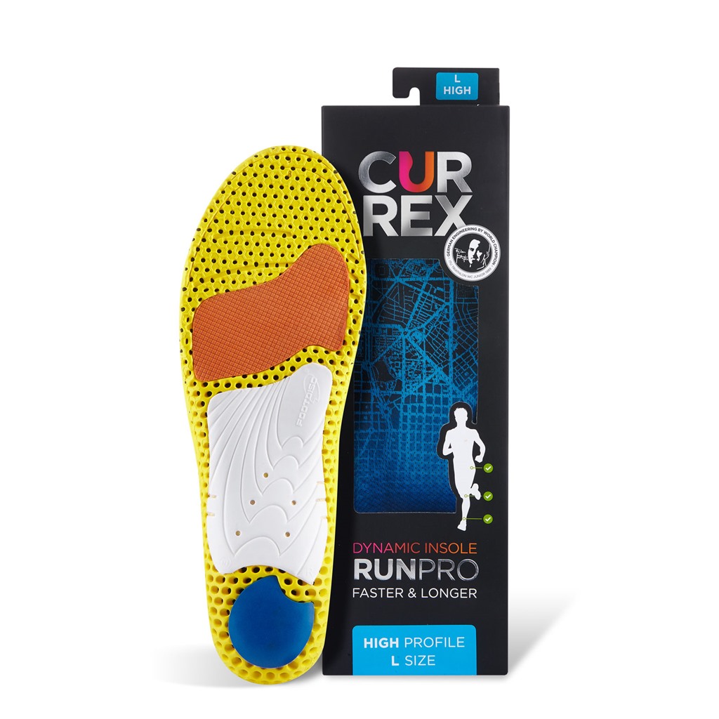 Currex Runpro Sohle - besseres Formfit im Schuh durch verschiedene Sohlenformen