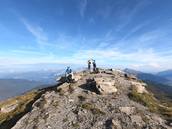 Stätzerhorn Gipfel - Foto: laufSinn