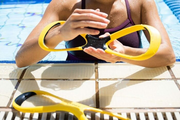 Finis Forearm Fulcrum Paddles in action - Foto: Finis