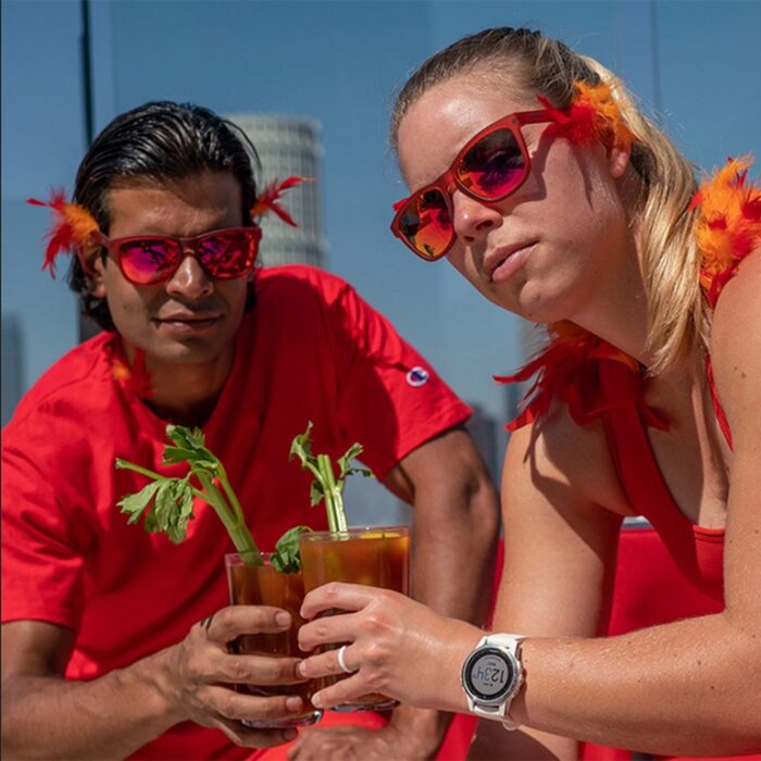 goodr Phoenix at a bloody mary bar - Foto: goodr